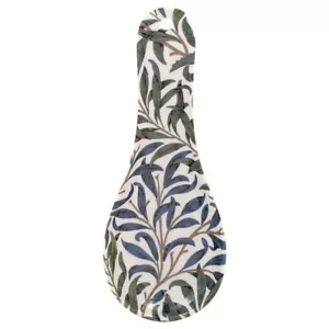 WILLIAM MORRIS WILLOW BOUGH MELAMINE TEA BAG SPOON REST HOLDER - Picture 1 of 1