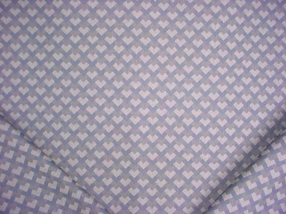 2-7/8Y Holland and Sherry Giacomo Dust Blue Smoke Printed Wool Upholstery Fabric - Image 1 of 4