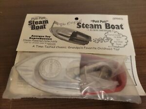 TOY Putt Putt Steam Boat By Grahamco Trading Metal Original Package Reproduction