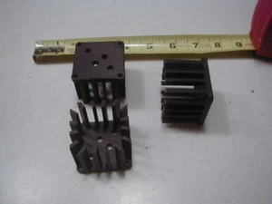Disipadores térmicos WJ Radio negro aluminio TO-3, para panel trasero de radios WJ NUEVO DE LOTE ANTIGUO 2 ea. - Imagen 1 de 1