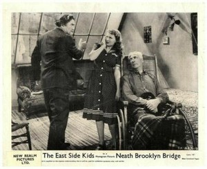 Neath Brooklyn Bridge Original Lobby Card East Side Kids Ann Gillis 1942