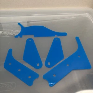 No Good Gofers Clear Plastic Guard Set. New Williams Pinball Machine Parts x - Picture 1 of 2