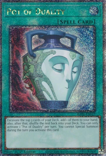 Pot of Duality - RA02-EN057 - Quarter Century Secret Rare - Yugioh - Image 1 of 1