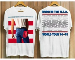 Bruce Springsteen Born In The Usa World Tour 8485 Bootleg Tshirt - Picture 1 of 1