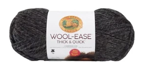 Pacchetto bonus carbone filato spesso e veloce marca Lion Wool Ease grande 12 oz - Foto 1 di 4
