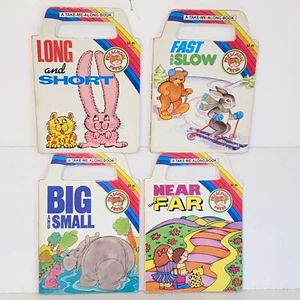 Vintage 1985 Preschool Press Take Me Along Books Set of 4 Board Books - Picture 1 of 16