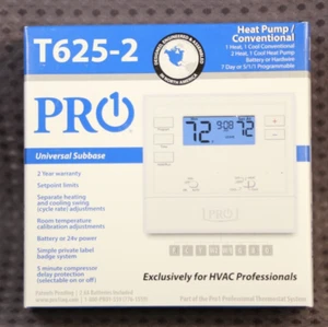 TP-P-625 - 2 Heat/1 Cool 5+1+1 Programmable Thermostat - Picture 1 of 3
