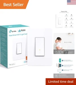 Easy 2,4 GHz Wi-Fi Smart Light Switch - funktioniert mit Alexa und Google Home - Bild 1 von 12