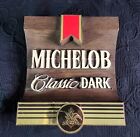 ??Michelob Classic Dark Faux Wood Grain 3D Sign Anheuser-Busch Bar Man Cave Beer