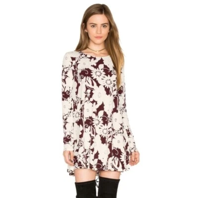 Vestido túnica estampado floral Cream Show Me Your MuMu Tyler talla XL Foto 1 de 4