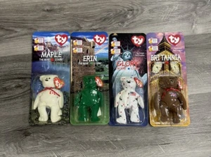 1993 TY McDonald’s Beanie Babies Complete Set ERRORS Maple Glory Erin Britannia - Photo 1 sur 11