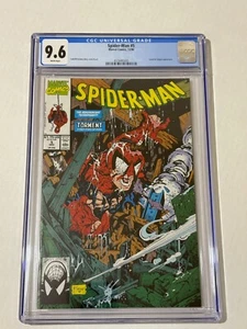 Spider-Man # 5 (12/90) CGC Graded Copper Age Comic Book 9.6 NM+ WP McFarlane - Imagen 1 de 4