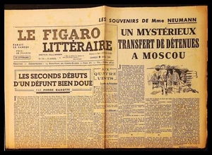 Le FIGARO LITTÉRAIRE N° 155 du 9 Avril 1949 - Foto 1 di 1