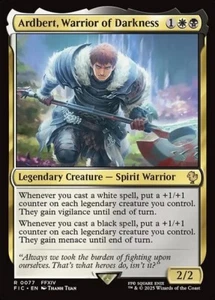 *MtG: 2x ARDBERT, WARRIOR OF DARKNESS - Commander Final Fantasy Rare - magicman* - Bild 1 von 1