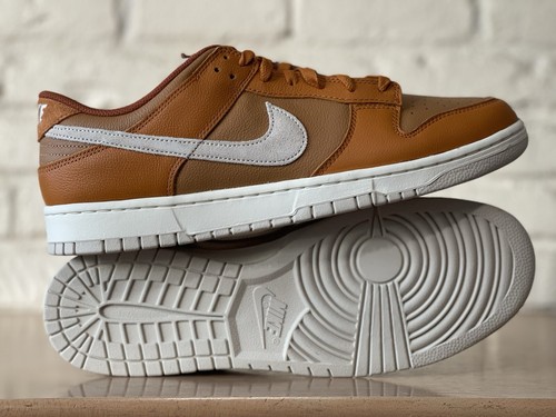 YEEZY Scarpe Nike Dunk Low Retro HJ9121 815 Monarch Orange Orewood Brown da uomo taglia 14