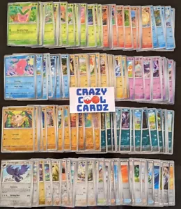 ⭐Lot 176 Pokemon Cards SV Paldea Evolved complete reverse holo C/U/R set🔥 - Picture 1 of 3
