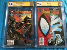 Spider-Man/Punisher Family Plot 1-2 -Marvel - CGC SS 9.8 9.6 -Sig by Lyle, Hanna