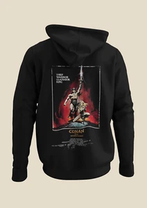 Conan the Barbarian - Movie Poster inspired Unisex Black Hoodie - Picture 1 of 1