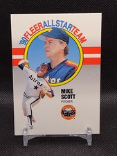 1990 Fleer Baseball. MIKE SCOTT. All Star Team. # 10  Houston Astros. 