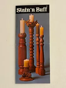 Stain ‘n Buff One Step Finishes Paste Product Brochure Furniture Refinishing - Picture 1 of 3
