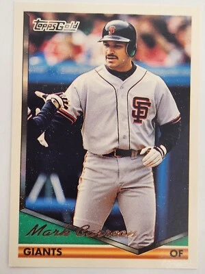 1994 Topps Gold Baseball Card Mark Carreon #327 San Francisco Giants - Image 1 of 2