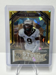 A.T. Perry 2023 Prizm Draft Picks Gold Ice Student Orientation #SO-12 - WF