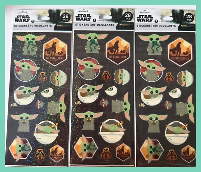 Lote de pegatinas GROGU Hallmark Star Wars The Mandalorian Baby Yoda | 84 pegatinas Foto 1 de 2