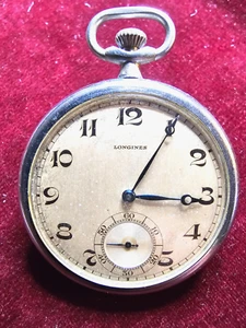 Sehr schöne Herren Taschenuhr original LONGINES - Uhrwerk läuft problemlos - Bild 1 von 5