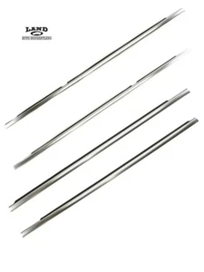 MERCEDES X166 GL-CLASS RIGHT/LEFT FRONT/REAR DOOR WINDOW CHROME TRIM SET OF 4 - Picture 1 of 12