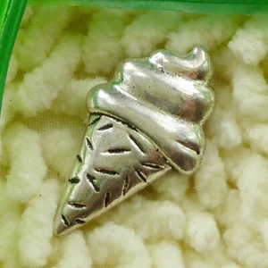90 Pcs Tibetan Silver Ice Cream Flatback Stick No Hole 34X19MM S1721 - Picture 1 of 6