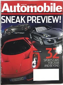 Automobile Magazine 32 Sport Cars For 2008 & Beyond - August 2007 - Picture 1 of 2