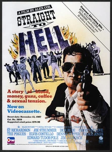 STRAIGHT TO HELL__Anuncio comercial original 1987/anuncio__Joe Strummer_Courtney Love - Imagen 1 de 1