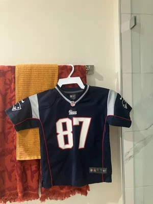 Camiseta de fútbol americano Nike Gronk Rob Gronkowski de los New England Patriots niños grande 7 Foto 1 de 2