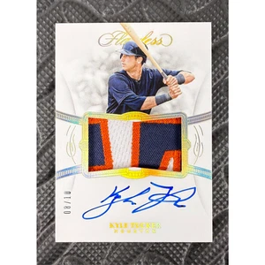 2019 Panini Flawless Kyle Tucker Gold On-Card Auto Patch Rookie RPA /10 #RPA-KT - Picture 1 of 3