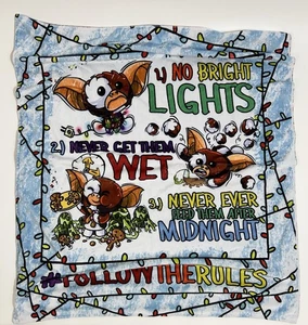 Sweet Petunia Handmade 30” X 35” Child Sized Minky Gremlins Blanket Throw!  - Picture 1 of 7