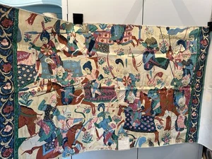 Vtg Mahmud Musavir Fabric Sample Asian Cotton J. H. Thorp & Co. 29" x 54" F59 - Picture 1 of 8