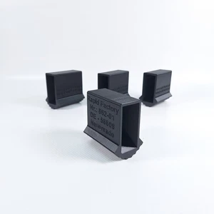 Leiterfüße 50x22mm für Traverse Außenschuh Leiterschuh Ersatzteil für Gummifüße - Bild 1 von 5