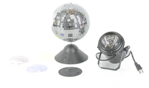 ADJ MB-8 Combo 8" Instant Mirror Ball Package w/ PL-1000 Pinspot Par Lig - Picture 1 of 9
