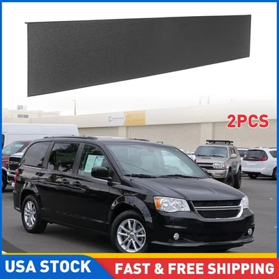 2x For 08-16 Town Country Grand Caravan Passenger Front Door B Pillar Applique R - Image 1 of 4