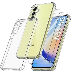 Kamera Hülle Kompatibel mit Samsung Galaxy A35 5G Hülle und 2er Pack Tempered... - Bild 1 von 7