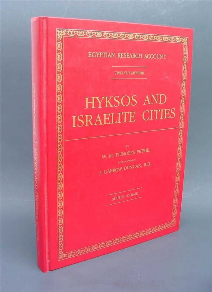 Hyksos & Israelite Cities Egyptian Research Petrie Archaeology History Hardcover - Image 1 of 1