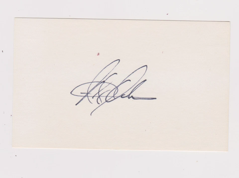 Alex Ochoa - Signed 3x5 - Debut 1995 - Mets - Image 1 of 1