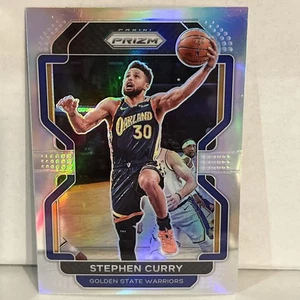 2021-22 Panini Prizm Basketball Stephen Curry Silver Prizm #154 Warriors - Bild 1 von 2