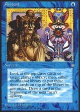 1x Portent PL/MP, English MTG Ice Age