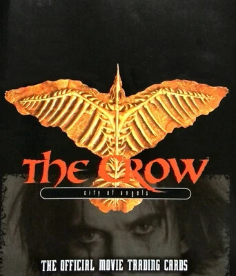 Tarjetas coleccionables oficiales de la película The Crow City of Angels paquete sellado - fregadero de cocina Foto 1 de 3