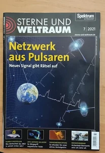 Sterne und Weltraum. Spektrum. Netzwerk aus Pulsaren Juli 2021. 07 2021 - Bild 1 von 1
