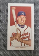 2021 Topps 206 Wave 7 Chipper Jones Atlanta Braves Lenox Back /10 RARE SSP