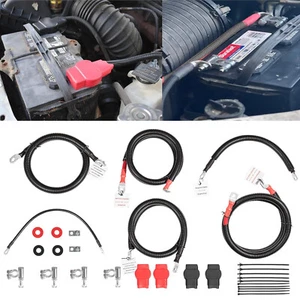 for Ford 6.0L Powerstroke Battery Cables Replacement Kit for 2003-2007 Ford F250 - Picture 1 of 9
