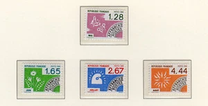 France 1986 les mois de l'année série de 4 timbres préoblitérés neufs /TE1285 - Picture 1 of 1