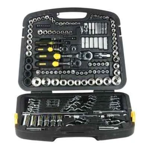 Originale STANLEY 94-181, 150 Pezzi Master Hand Tool Kit Set con Cassetta degli Attrezzi Nuovo - Foto 1 di 13
